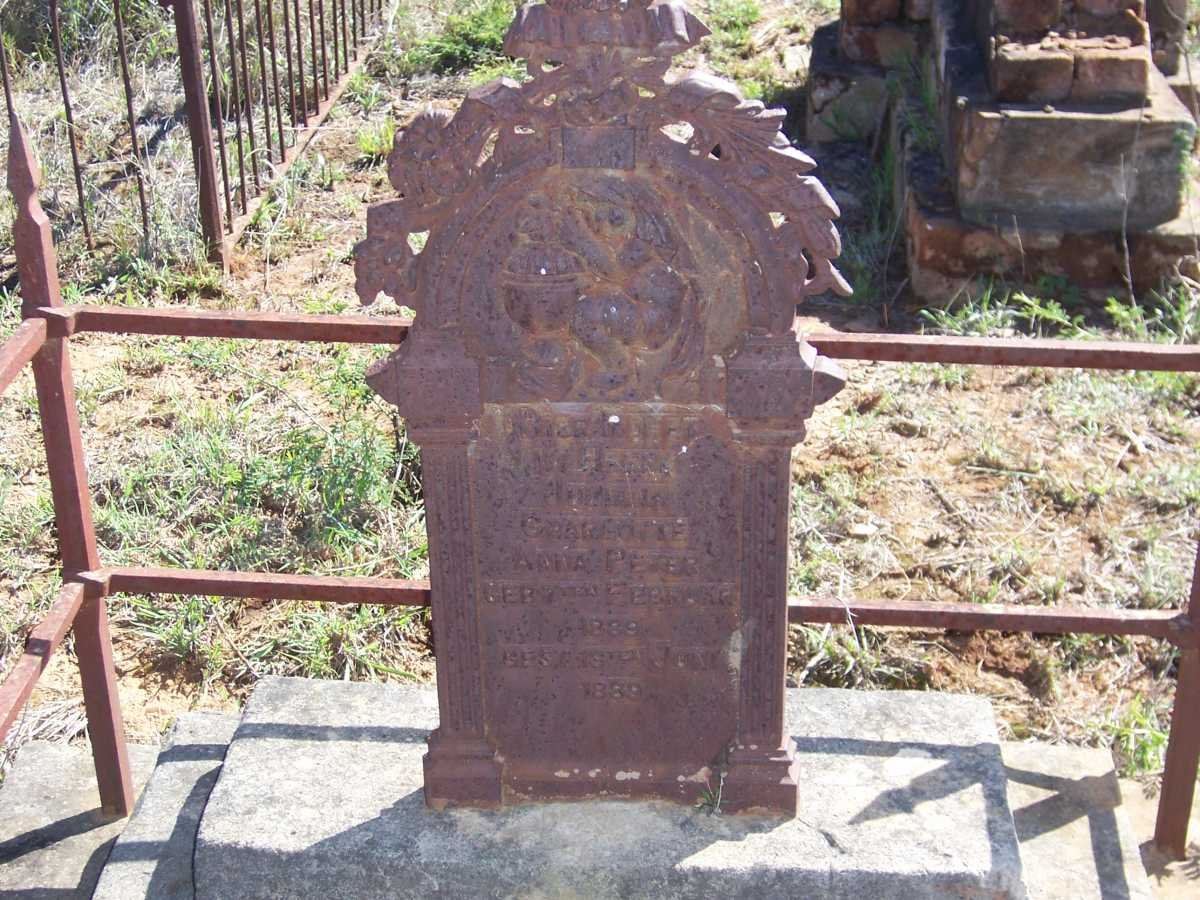 PETER Charlotte Anna 1889-1889