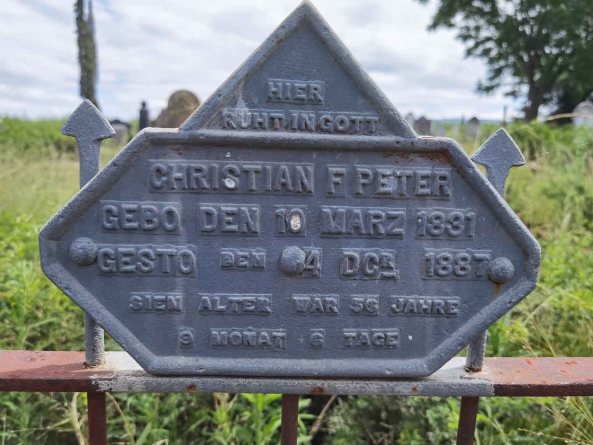 PETER Christian F. 1831-1887