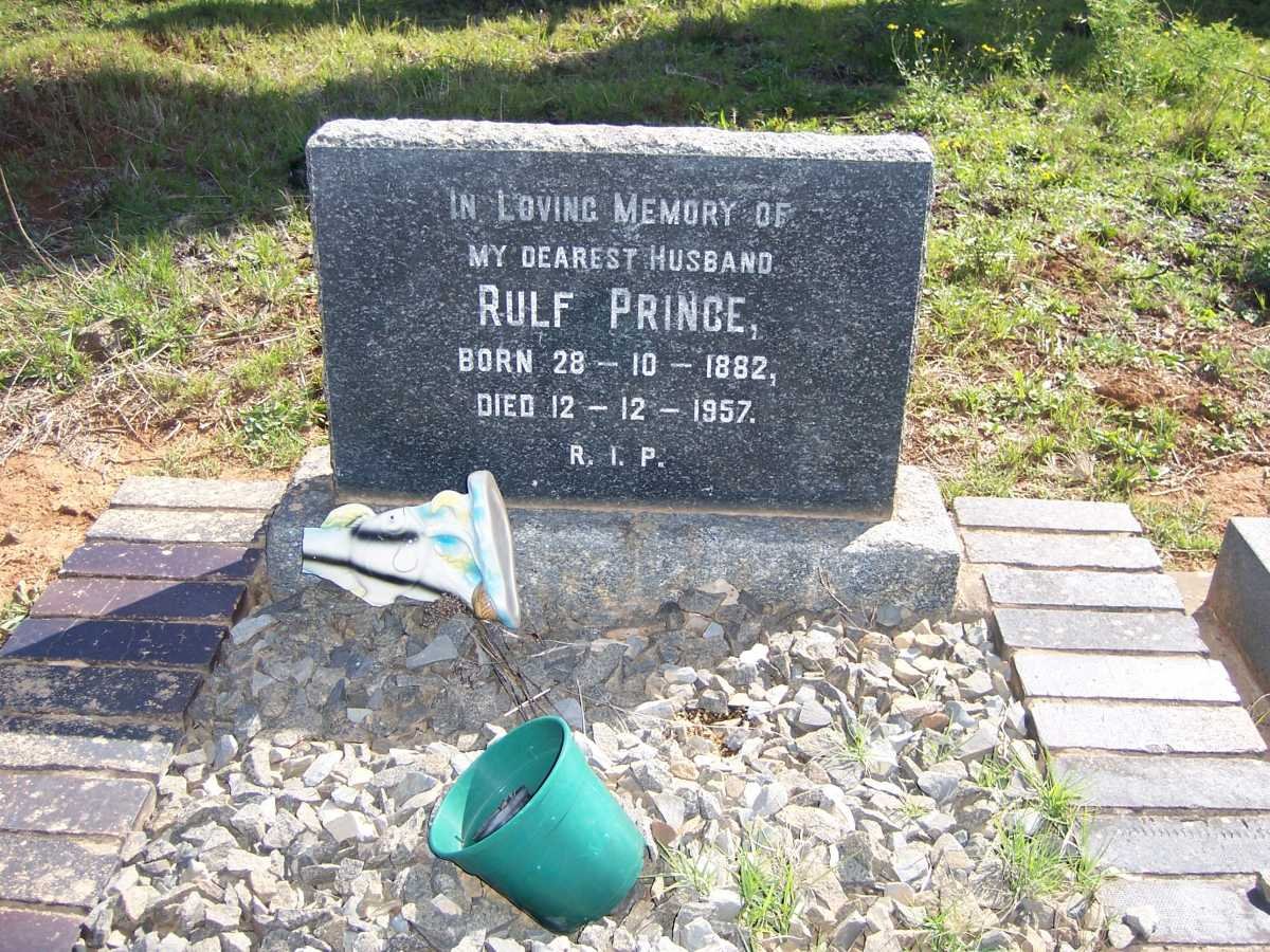 PRINCE Rulf 1882-1957