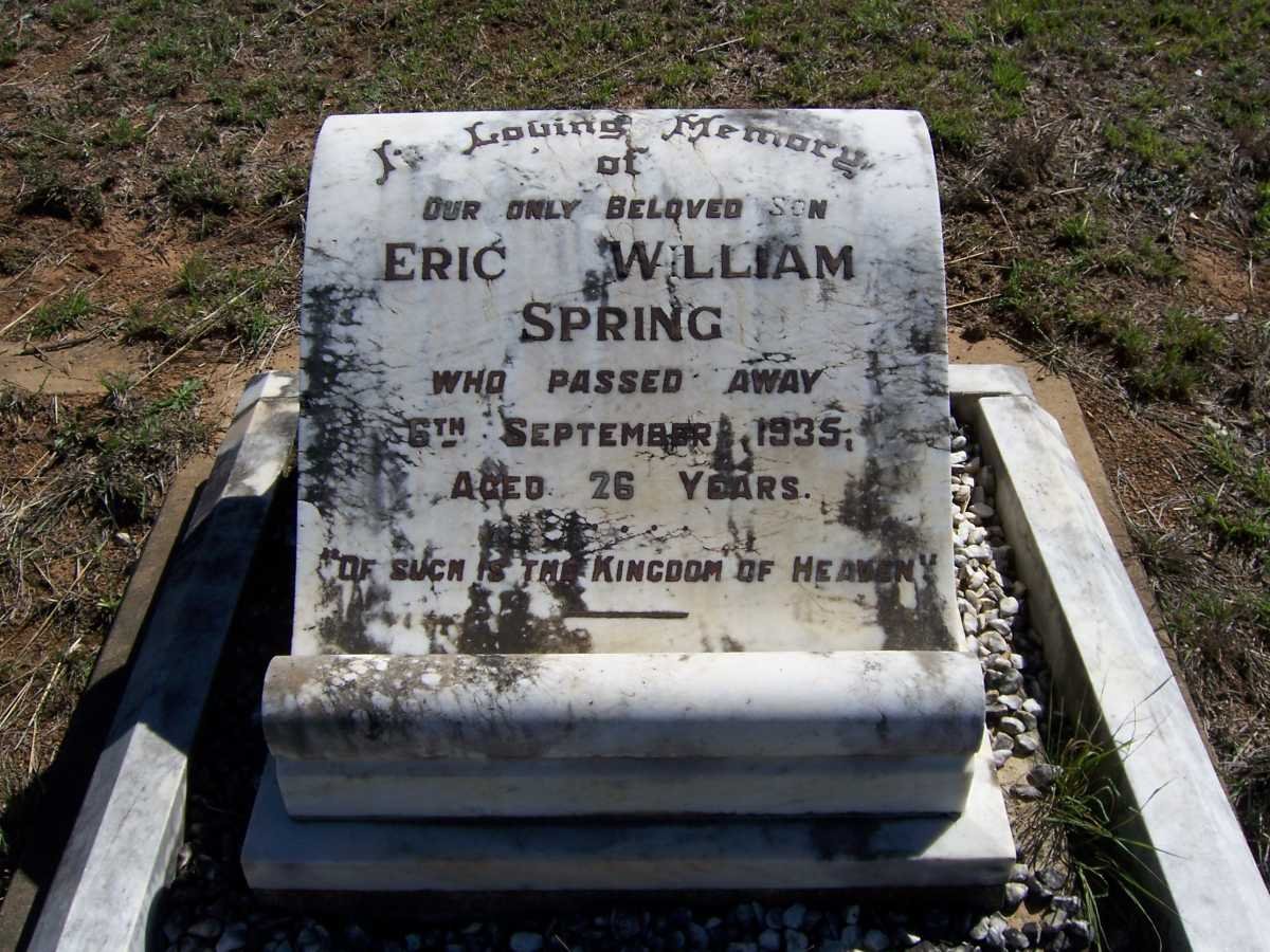 SPRING Eric William -1935