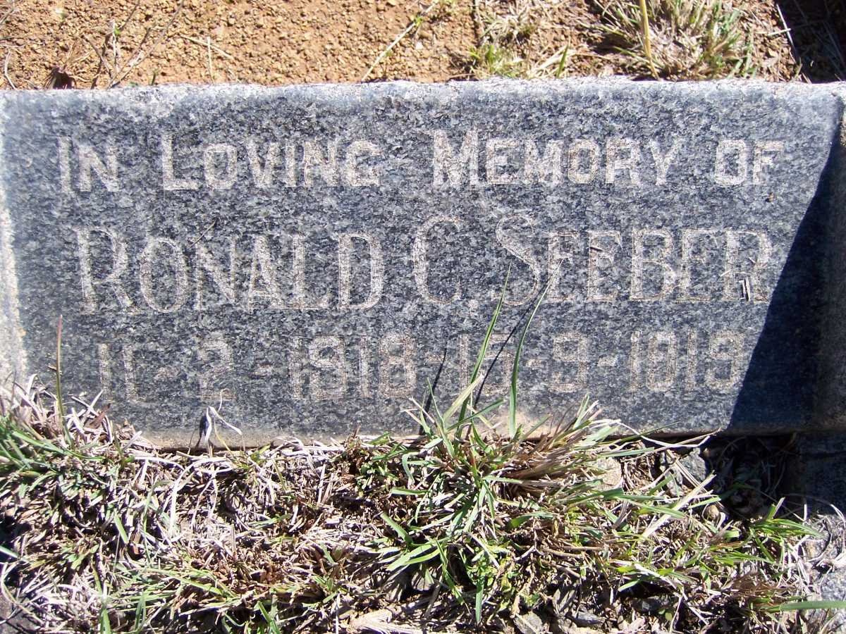 SEEBER Ronald C. 1918-1919