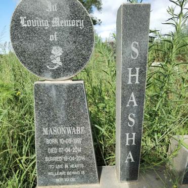 SHASHA Masonwabe 1997-2014
