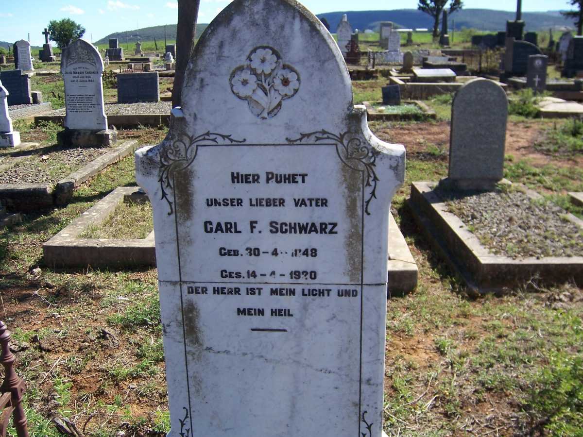 SCHWARZ Carl F. 1848-1920