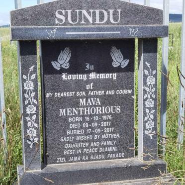 SUNDU Mava Menthorious 1976-2017