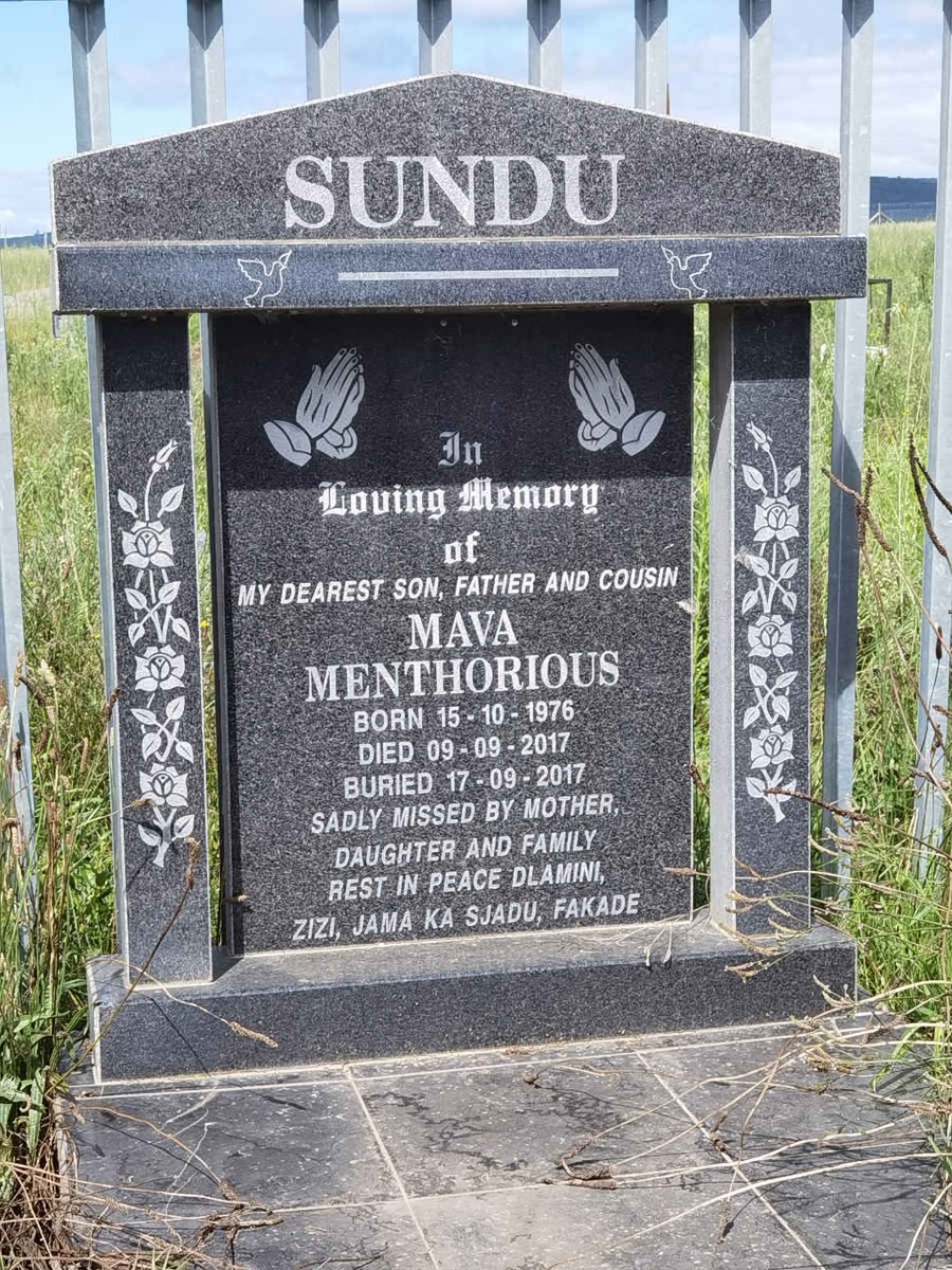 SUNDU Mava Menthorious 1976-2017
