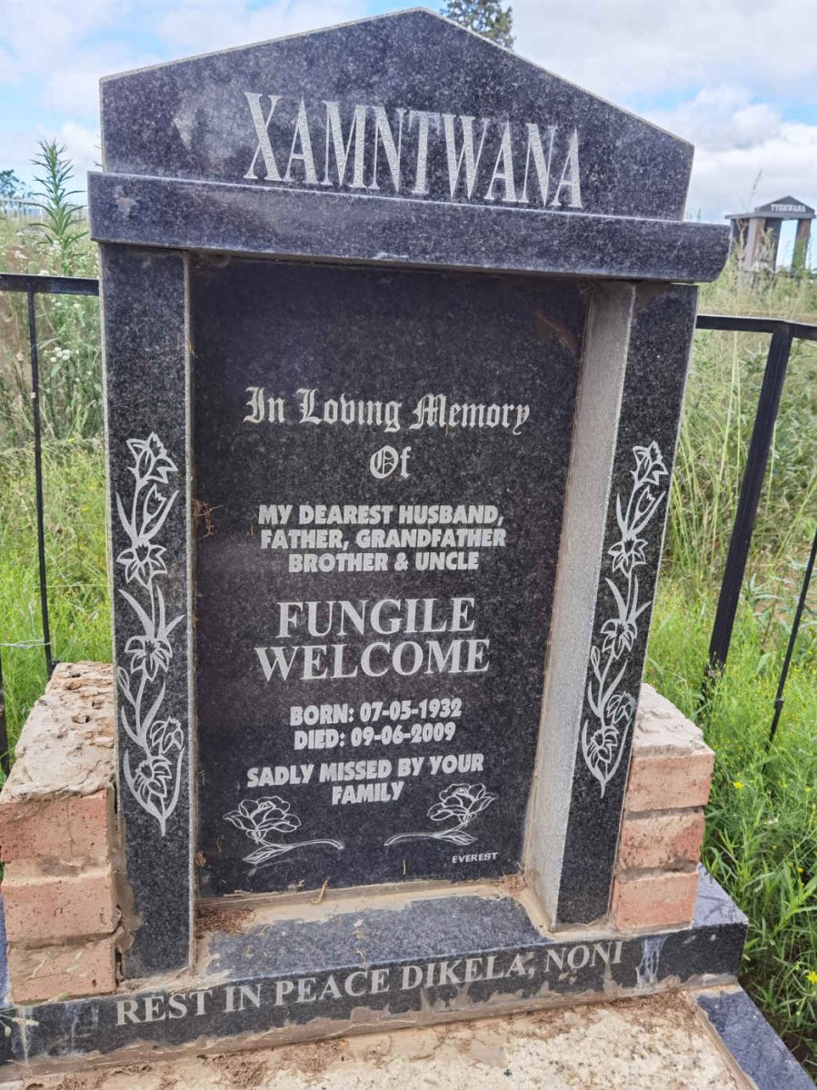 XAMNTWANA Fungile Welcome 1932-2009
