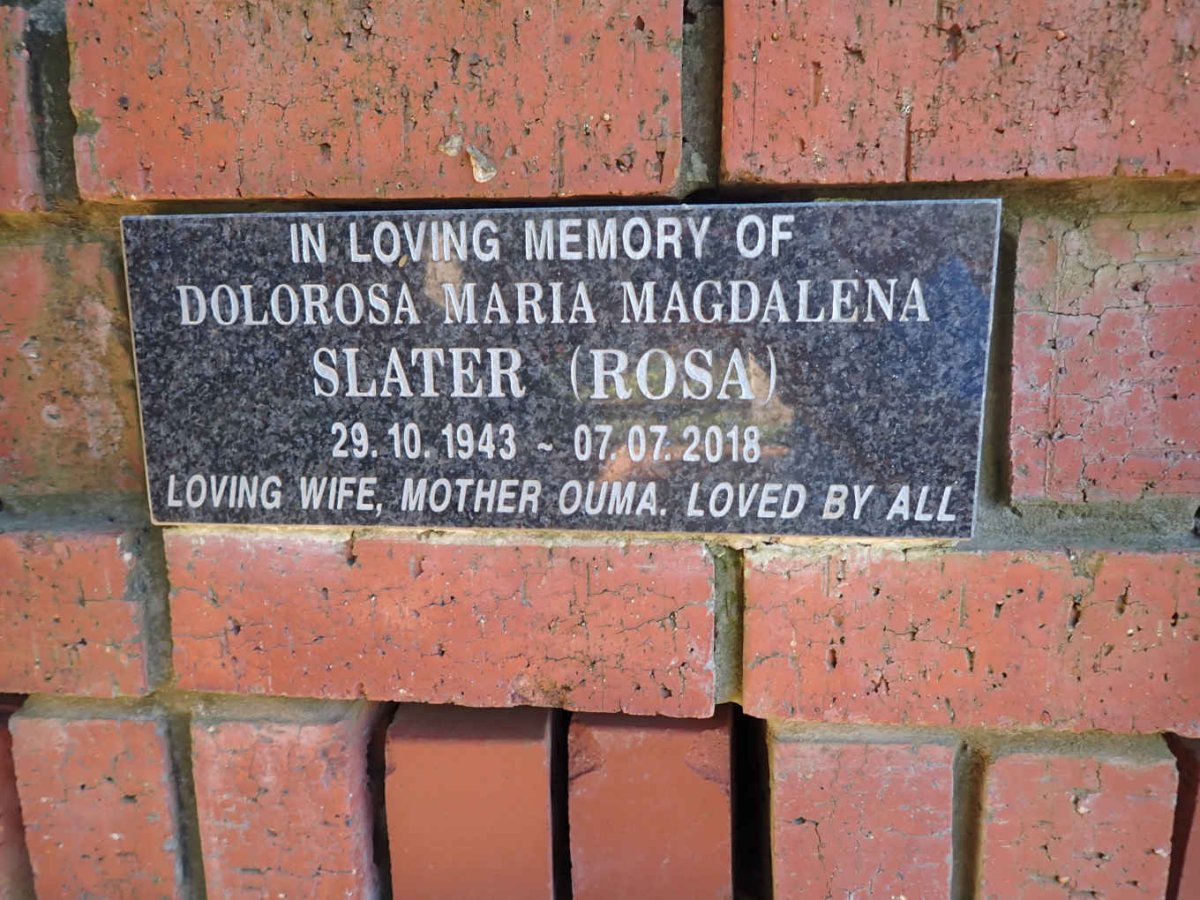 SLATER Dolorosa Maria Magdalena 1943-2018