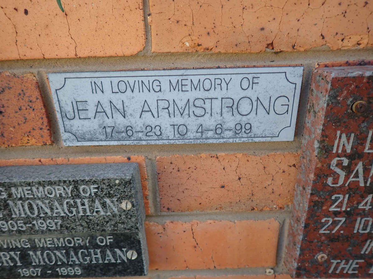 ARMSTRONG Jean 1923-1999
