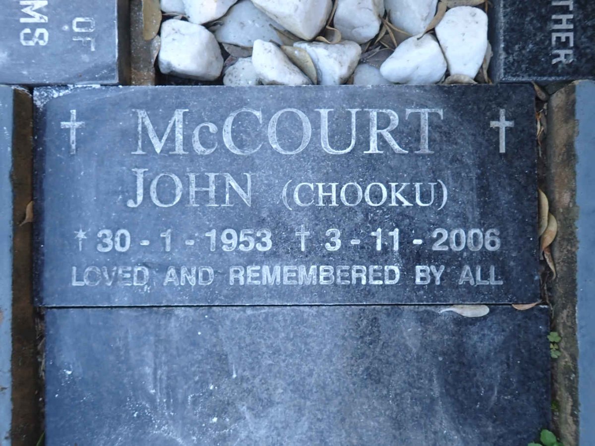 McCOURT John 1953-2006