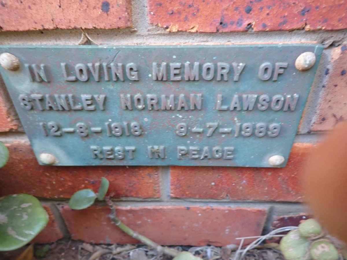 LAWSON Stanley Norman 1918-1989