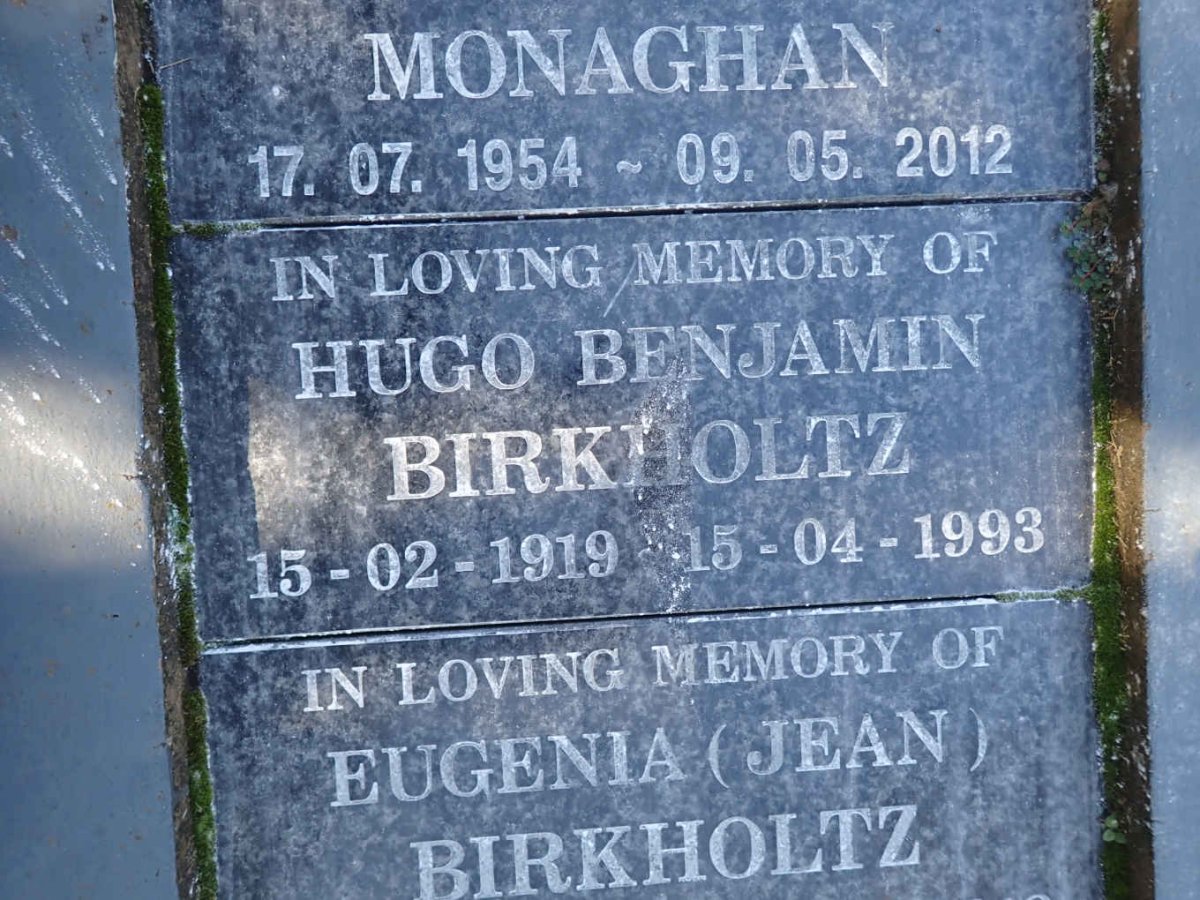BIRKHOLZ Hugo Benjamin 1919-1993