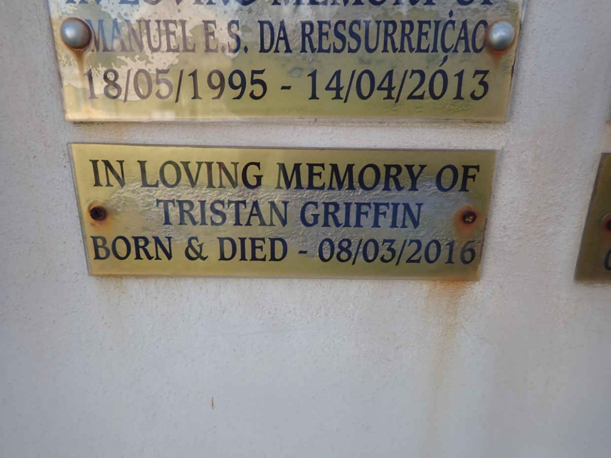 RESSURREICAO Manuel E.S., da 1995-2013 :: GRIFFIN Tristan 2016-2016