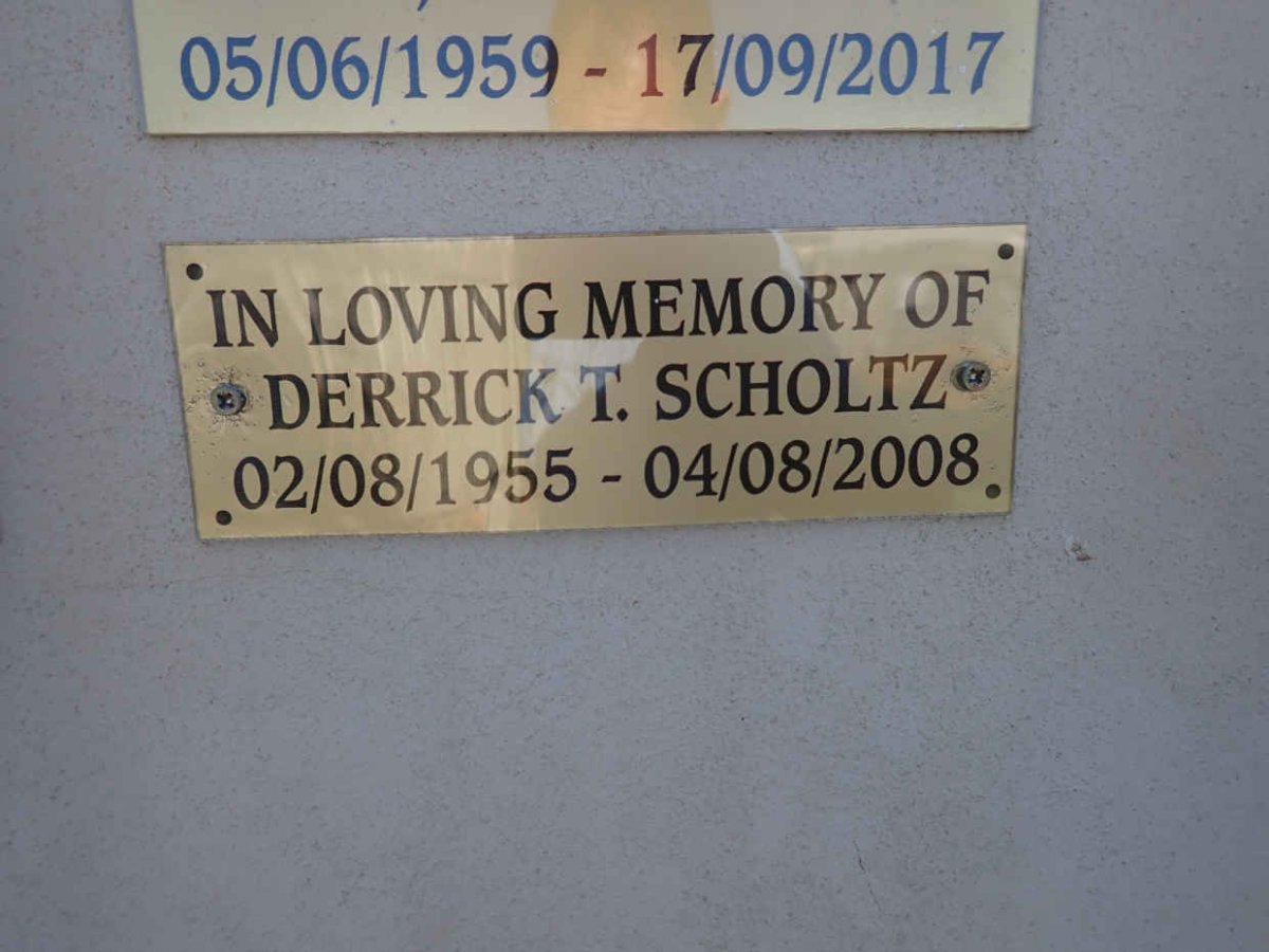 SCHOLTZ Derrick T. 1955-2008