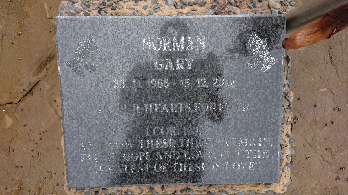 NORMAN Gary 1965-2012