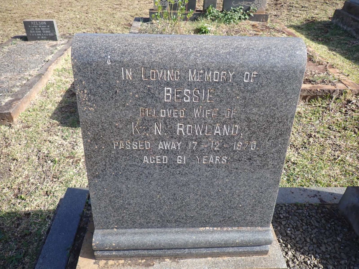 ROWLAND Bessie -1970