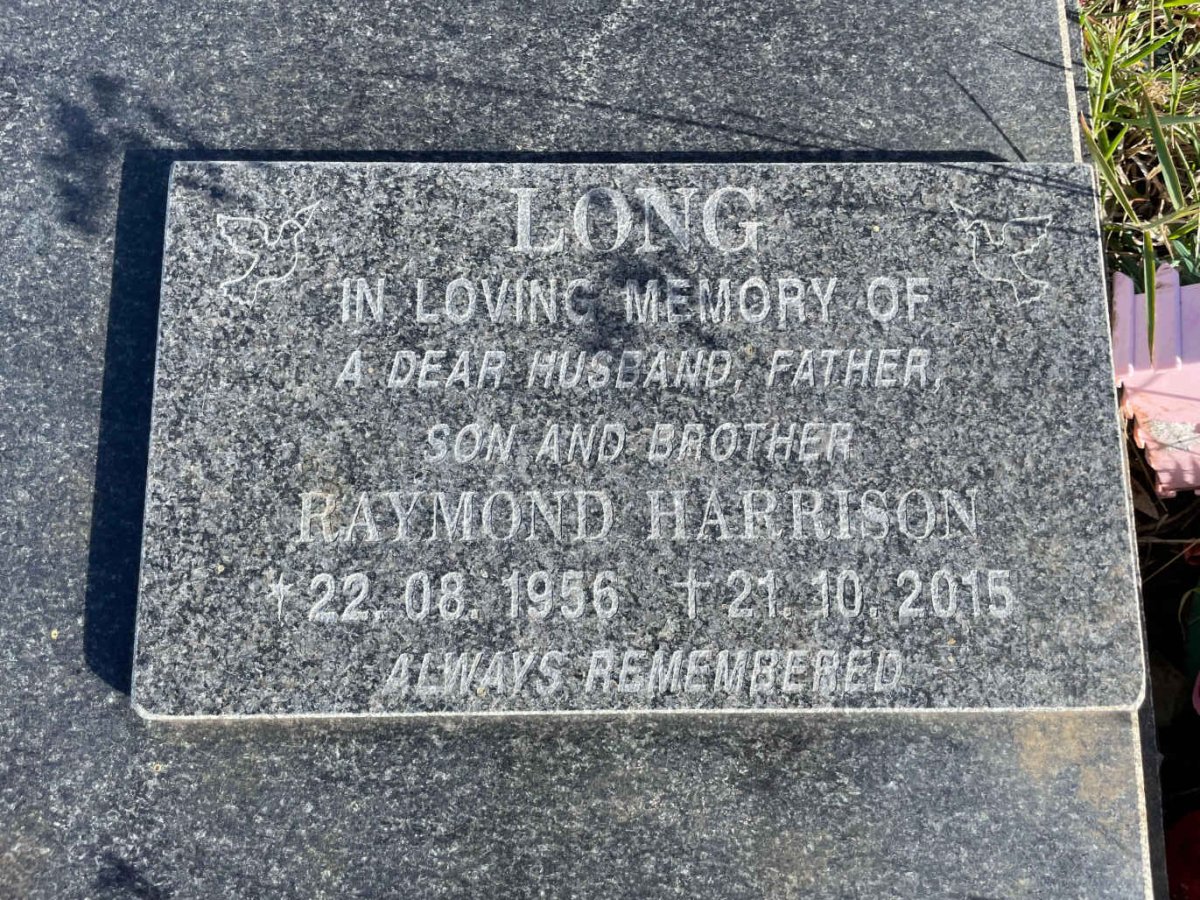 LONG Raymond Harrison 1956-2015