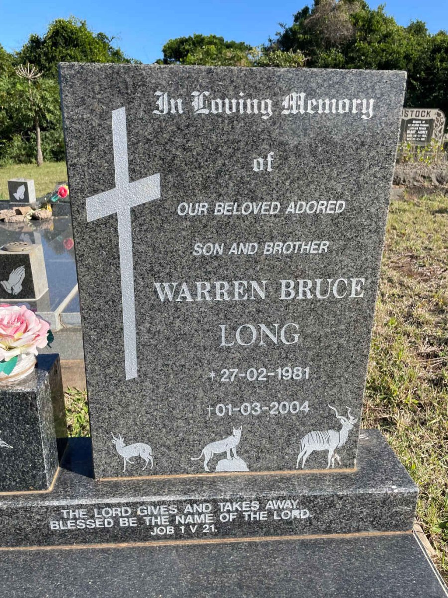 LONG Warren Bruce 1981-2004