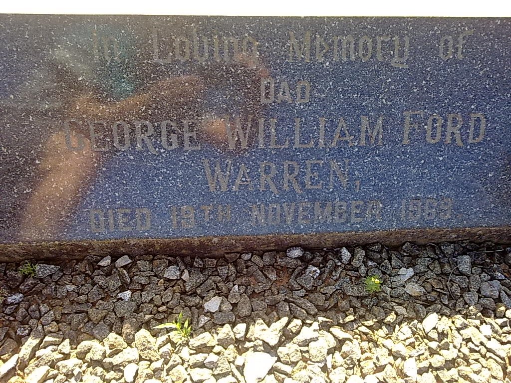 WARREN George William Ford -1969
