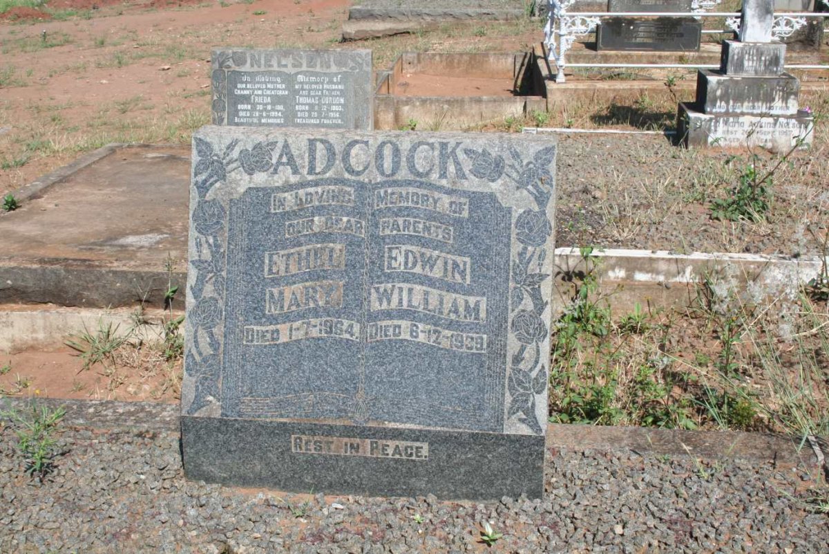 ADCOCK Edwin William -1939 &amp; Ethel Mary -1964