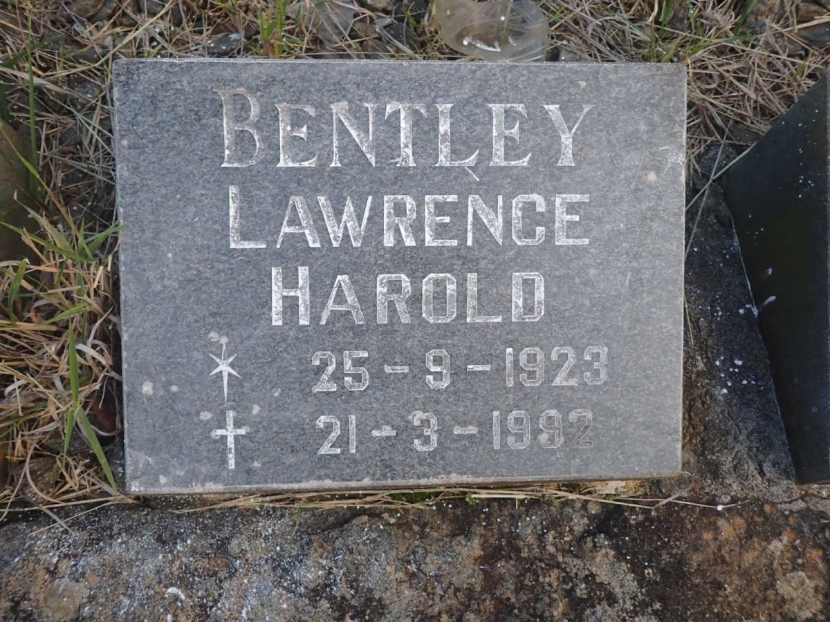 BENTLEY Lawrence Harold 1923-1992