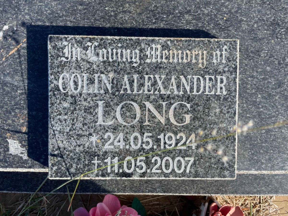LONG Colin Alexander 1924-2007