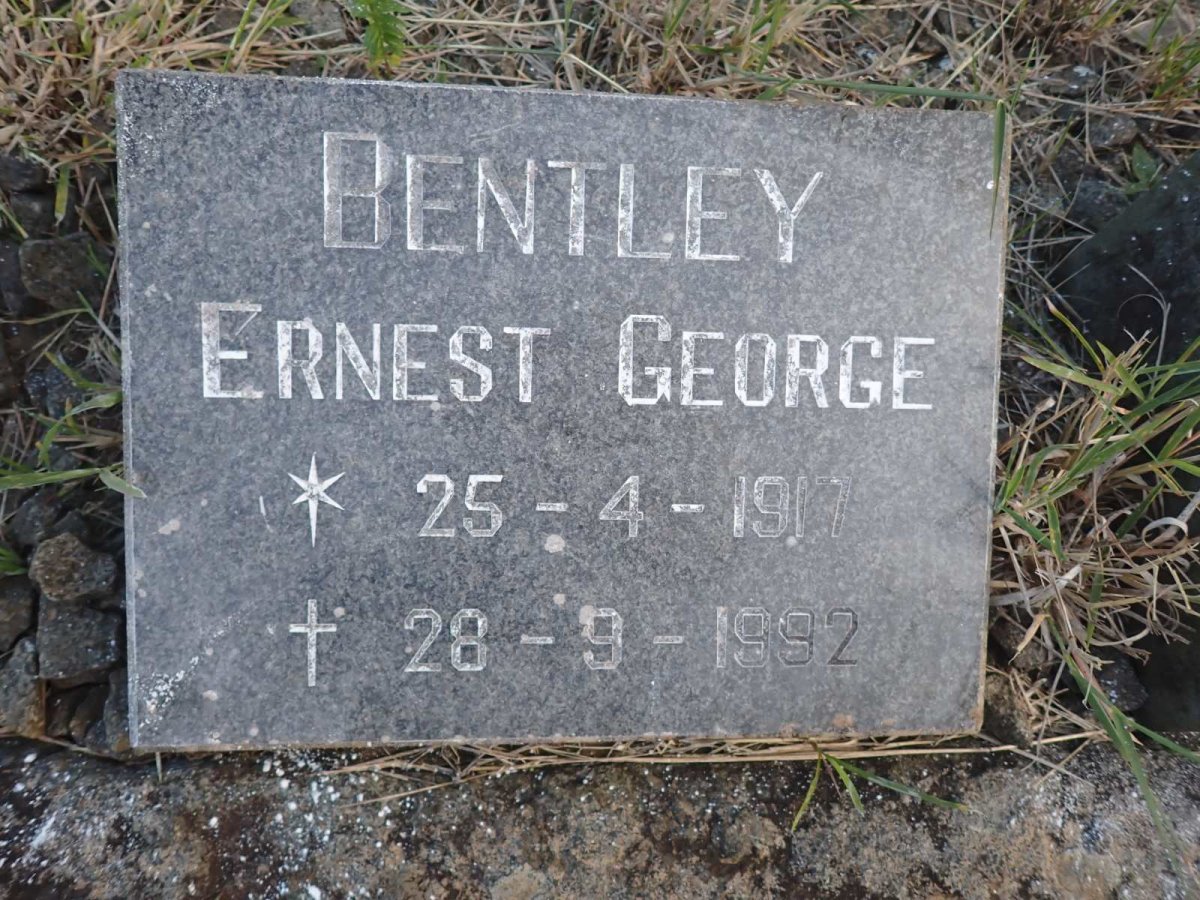 BENTLEY Ernest George 1917-1992