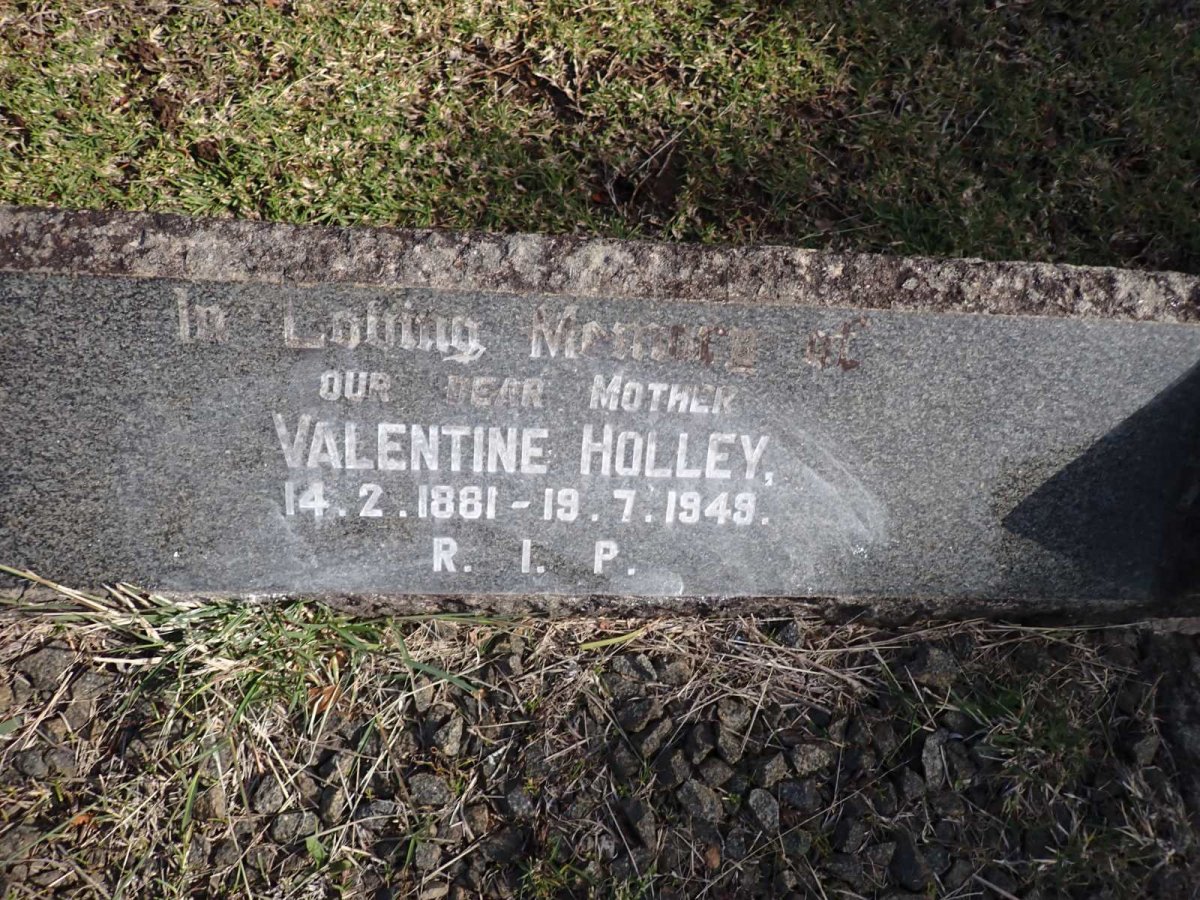 HOLLEY Valentine 1881-1949
