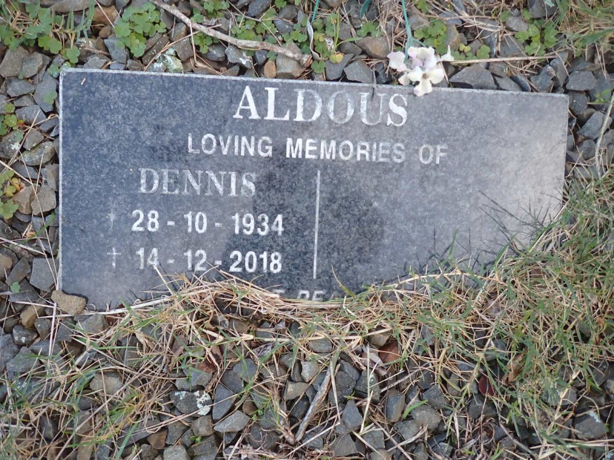 ALDOUS Dennis 1934-2018