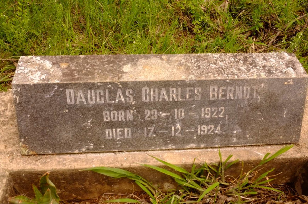 BERNDT Dauglas Charles 1922-1924