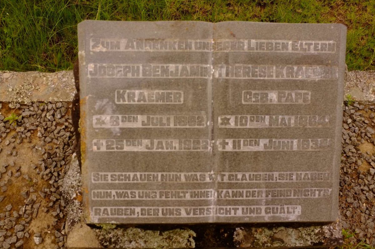 KRAEMER Joseph Benjamin 1862-1922 &amp; Therese PAPE 1864-1934