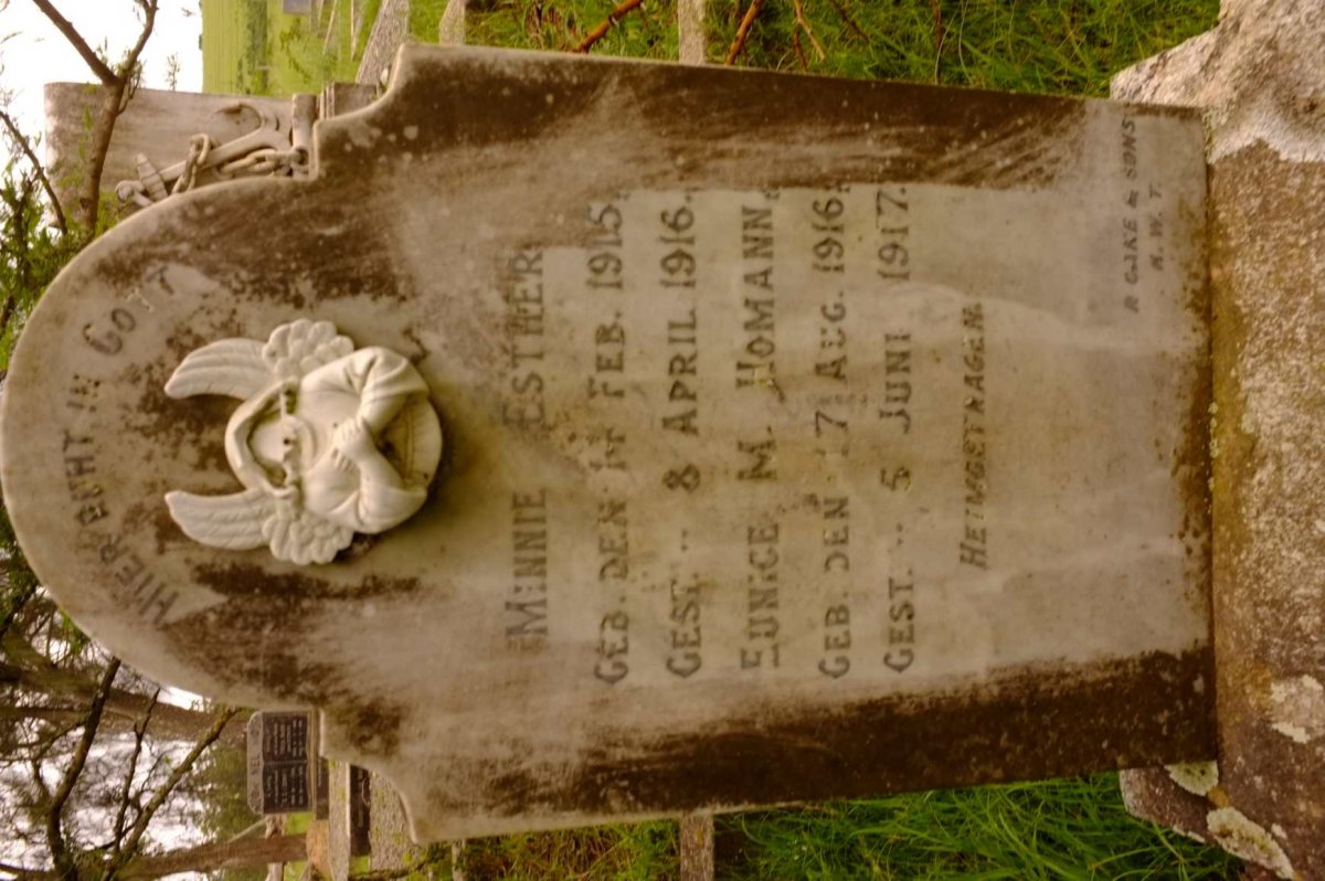 HOMANN Minnie Esther 1915-1916 :: HOMANN Eunice M. 1916-1917