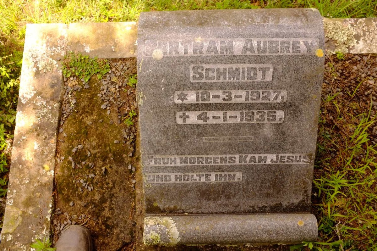 SCHMIDT Bertram Aubrey 1927-1935