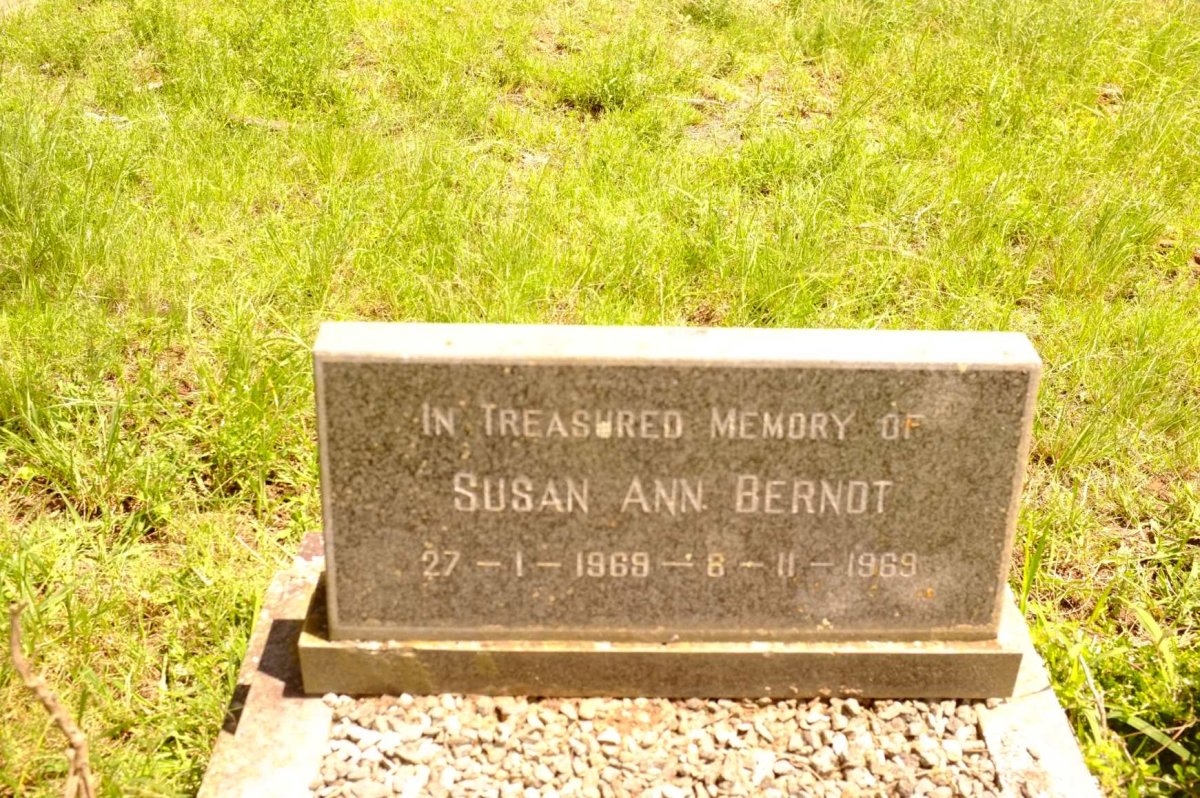BERNDT Susan Ann 1969-1969