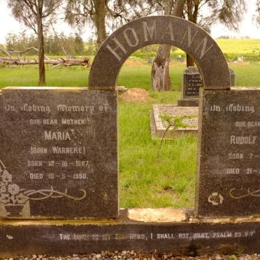 HOMANN Rudolf Georg 1882-1968 &amp; Maria WARNEKE 1887-1950