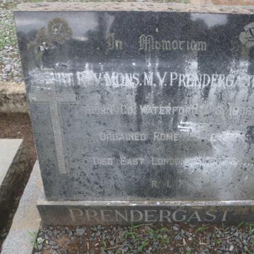 PRENDERGAST M.V. 18?6-1965