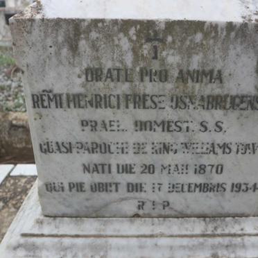 OSNABRUGENSIS Henrici Frese 1870-1934