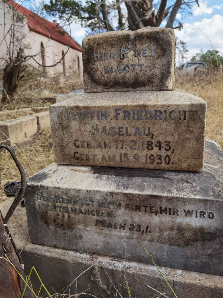 HASELAU Martin Friedrich 1843-1930