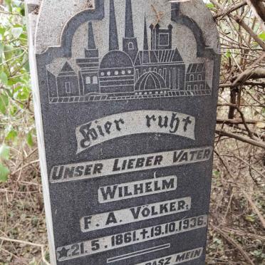 VOLKER Wilhelm F.A. 1861-1936