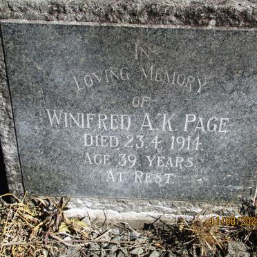 PAGE Winifred A.K. -1914