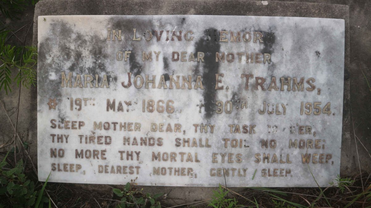TRAHMS Maria Johanna E. 1866-1954