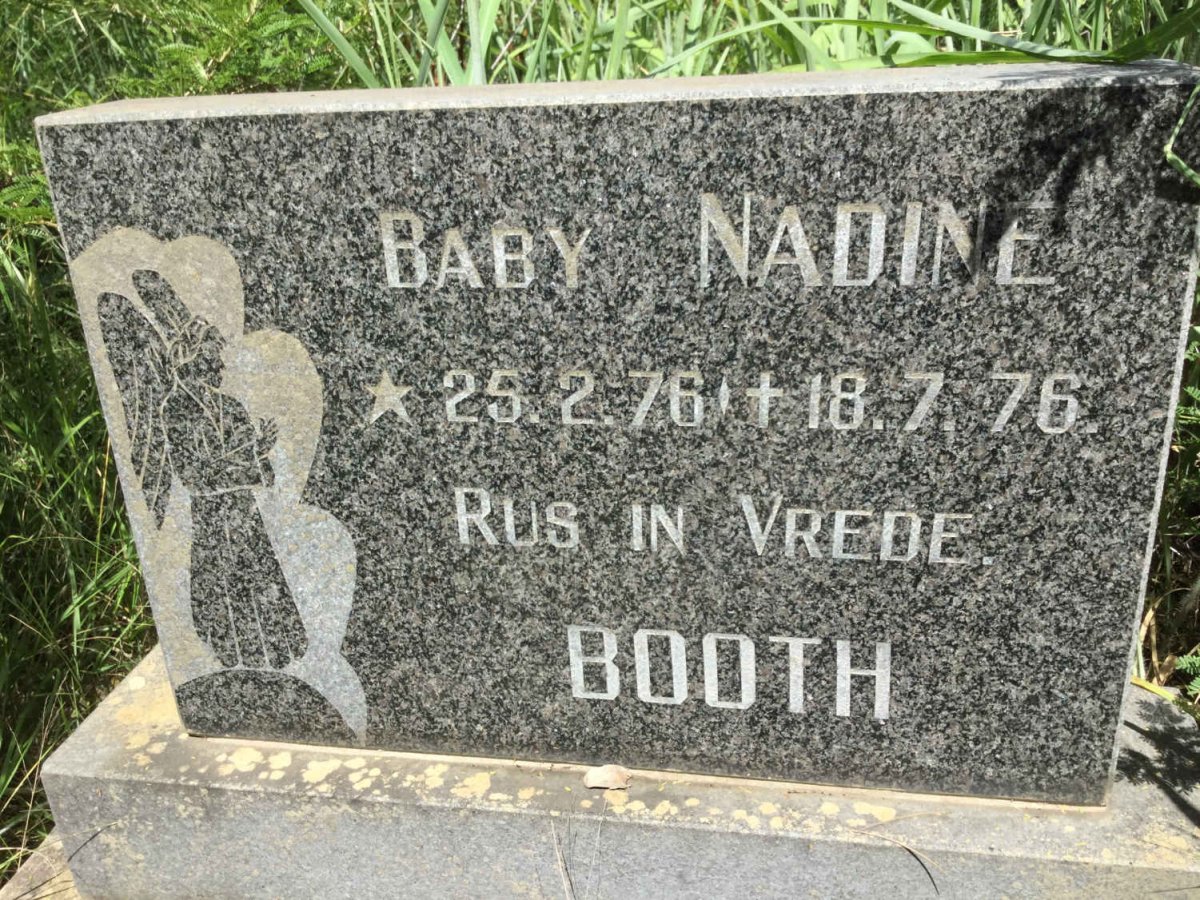 BOOTH Nadine 1976-1976