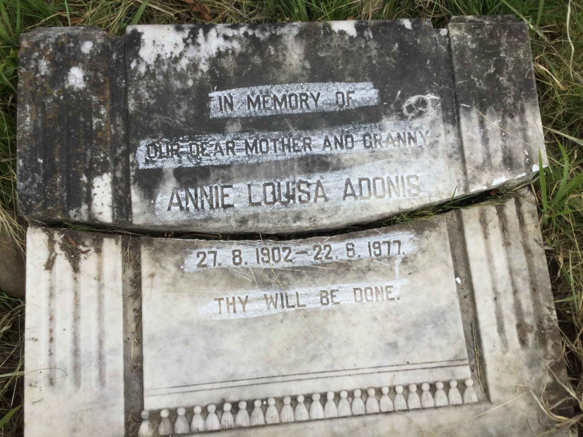 ADONIS Annie Louisa 1902-1977