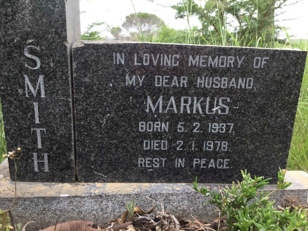 SMITH Markus 1937-1978