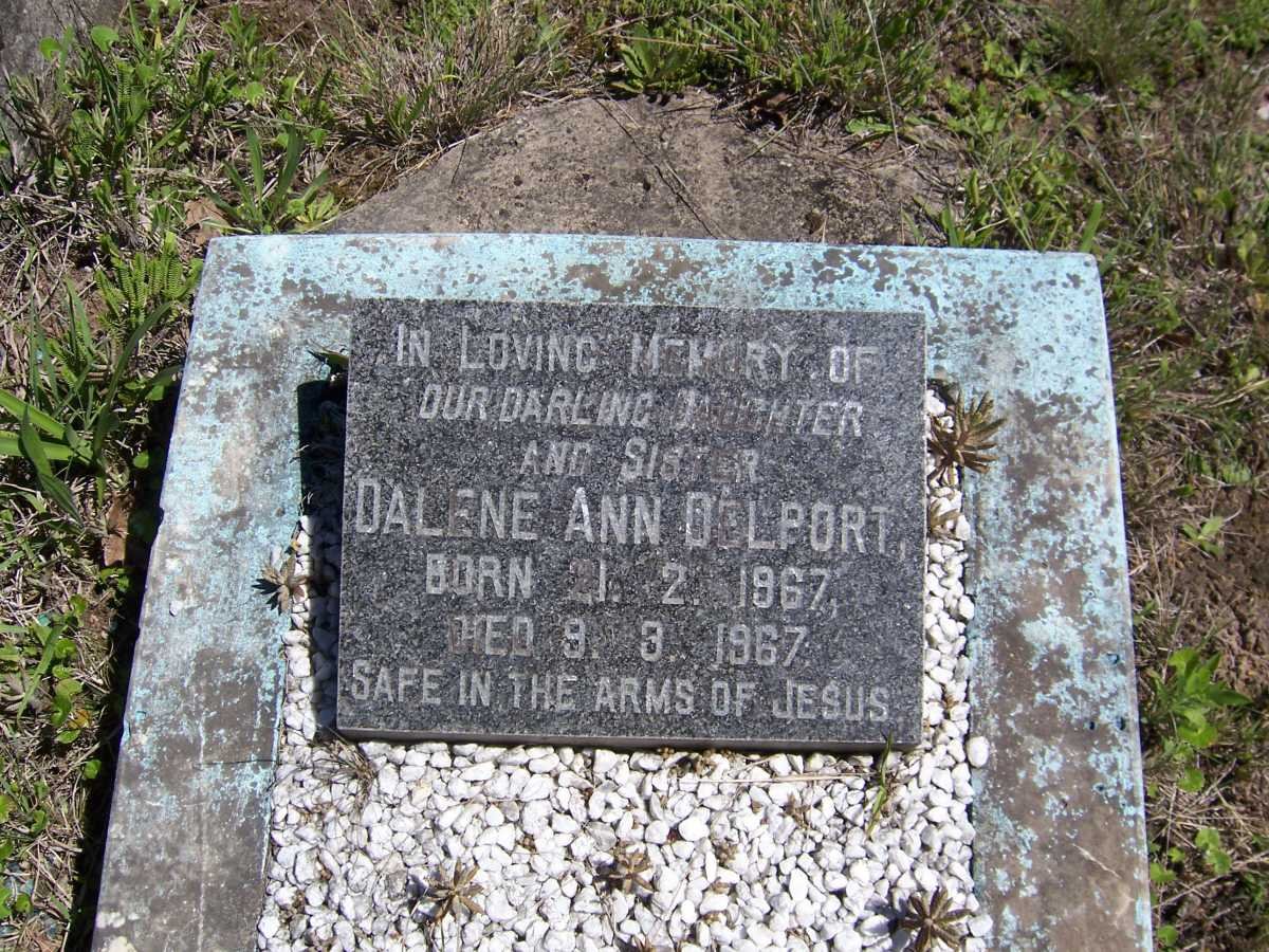 DELPORT Dalene Ann 1967-1967