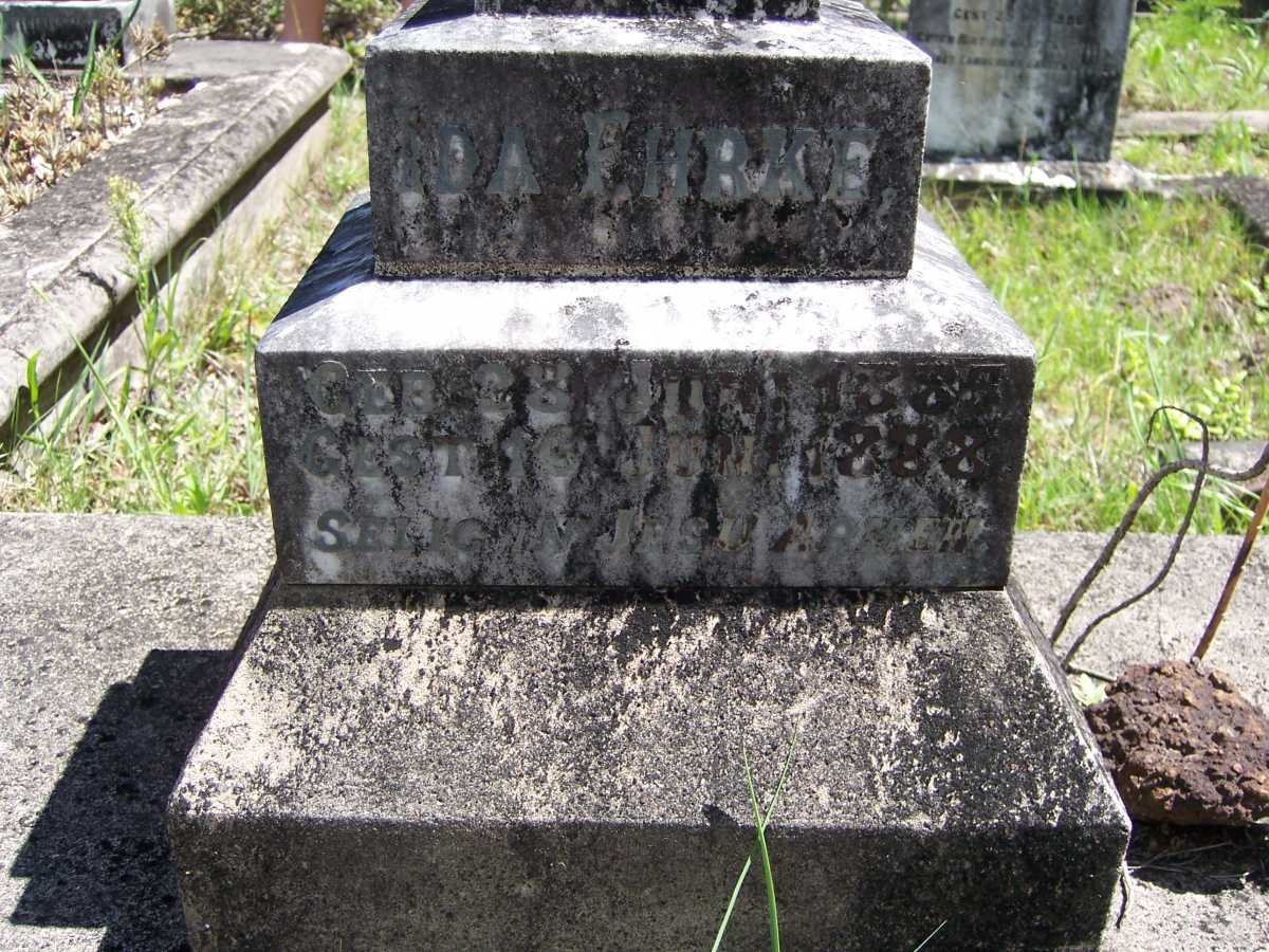 EHRKE Ida 1885-1888