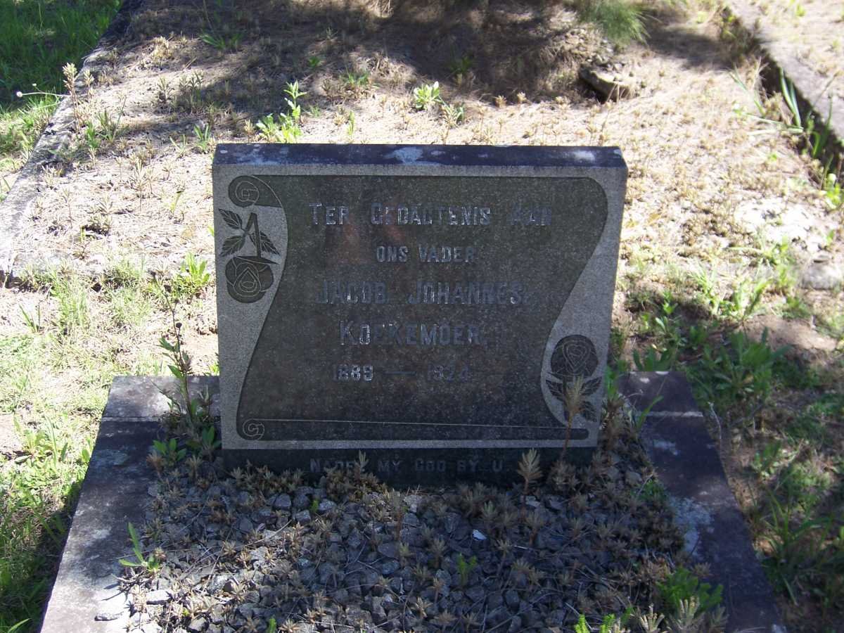 KOEKEMOER Jacob Johannes 1889-1924