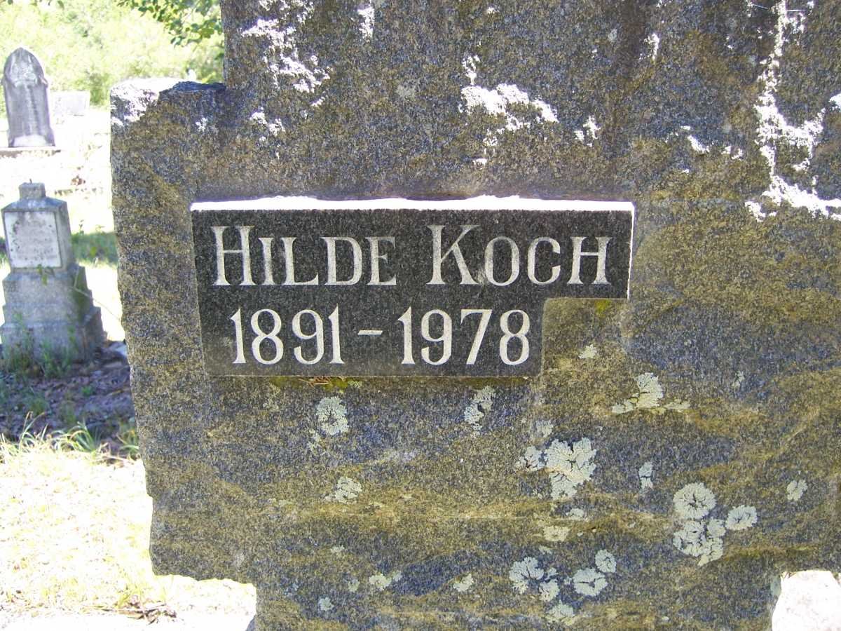 KOCH Hilde 1891-1978