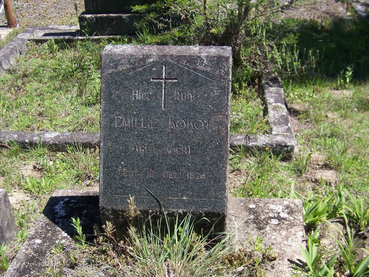 KOKOT Emillie nee KOCH -1924