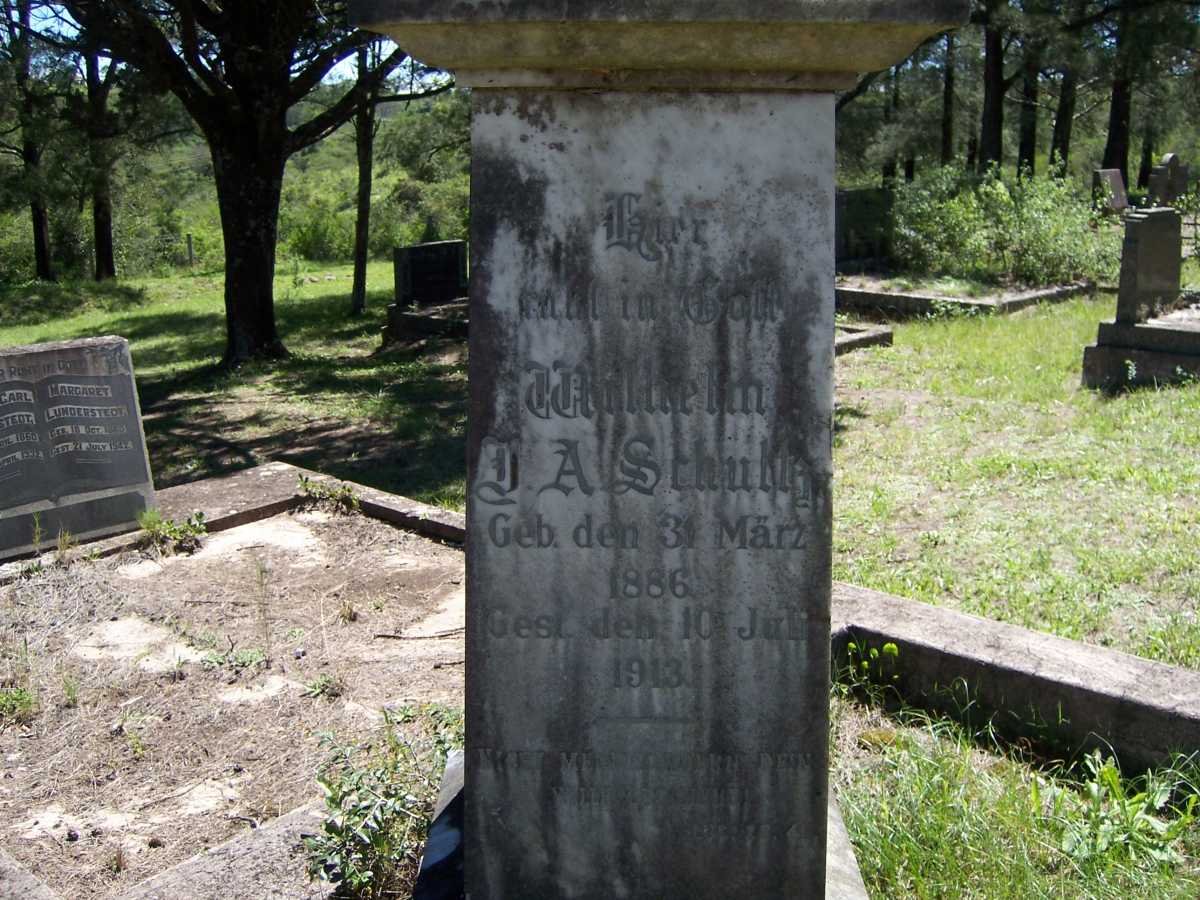 SCHULTZ Wilhelm J.A. 1886-1913