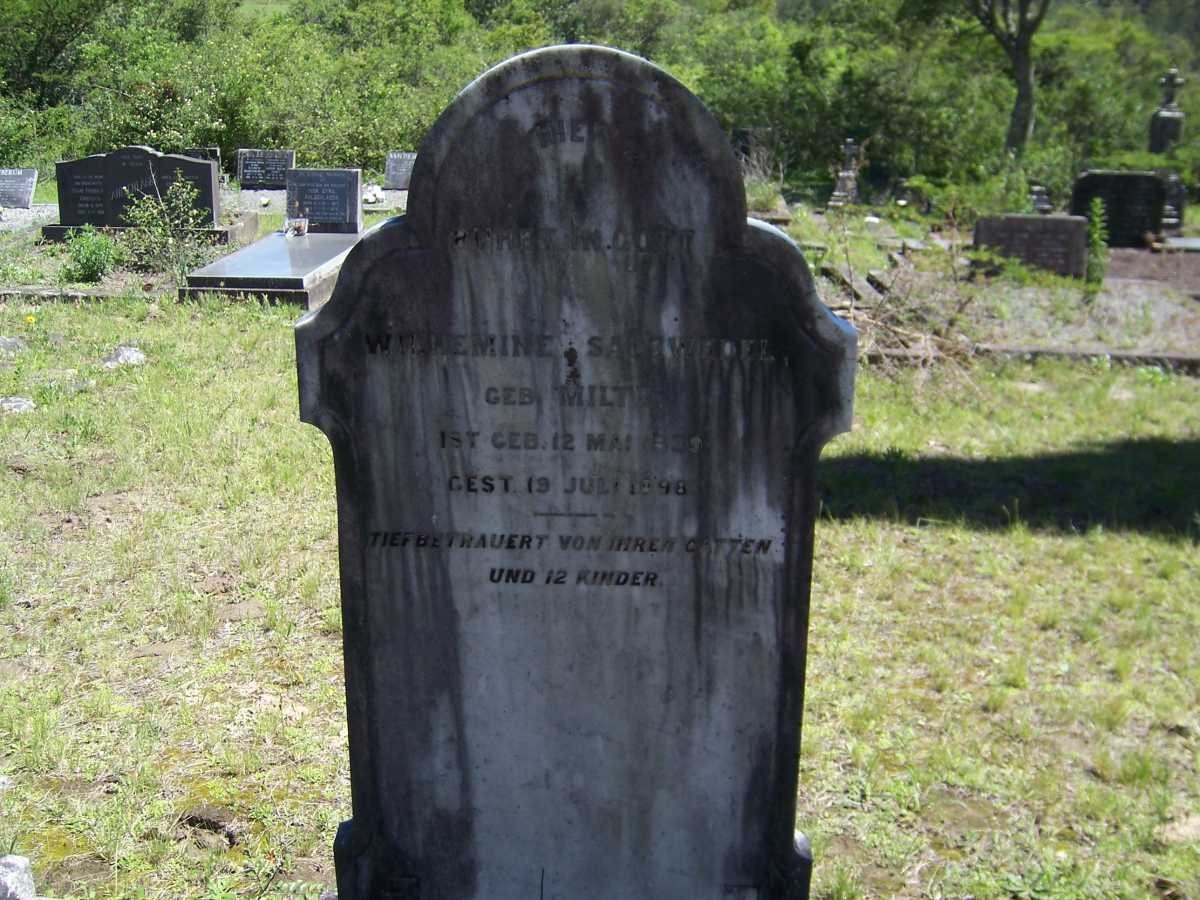 SALZWEDEL Wilhelmine nee MILTZ 1839-1898